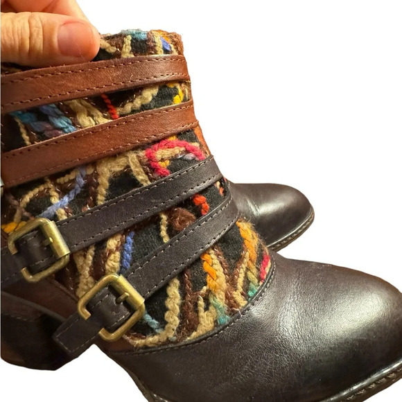 Artsy unique boots- L’Artiste by Spring Step multicolor booties 37 - Picture 6 of 7